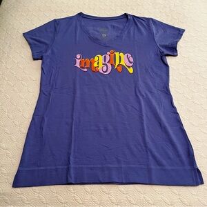 NEW Raw Threads Figment Dragon Imagine Women’s Bamboo Running Shirt (size Large)